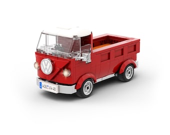 VW T1 |  Flatbed - Building Instructions for building blocks (10220)
