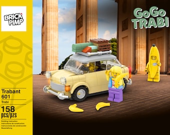 Trabant 601  |  Trabi - Building Instruction for building blocks