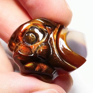 Slaughter mountain fire agate monster carving