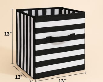 Customizable Fabric Storage Bin | Custom size | Custom Designs