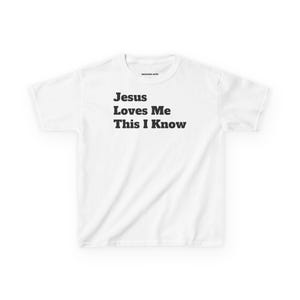 Jesus Loves Me This I Know Kids Heavy Cotton™ Tee