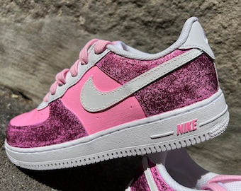 pink airbrush air force 1