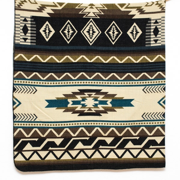 Cancha - Wolldecke aus Ecuador | Große Decke | Wendedecke | Kuscheldecke