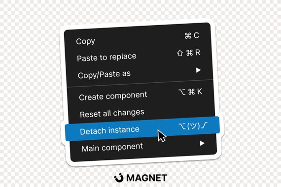 Detach Instance Figma Magnets