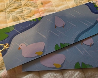 Duck Pond Bookmark | 2x6 Bookmark