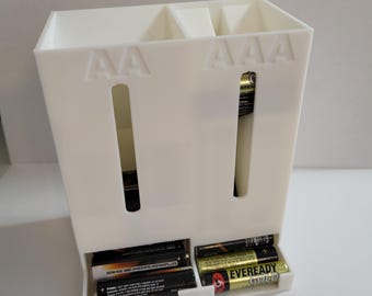 Batterijhouderhouder: ontwerp zonder vastlopen, AA AAA-opslag