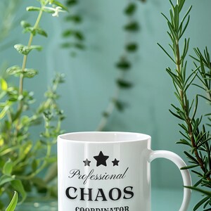 Chaos Cordinator Ceramic Mug custom mug Coworker,office Manager Gift,office Manager gift,Office Manager Mug,Custom Boss Mug