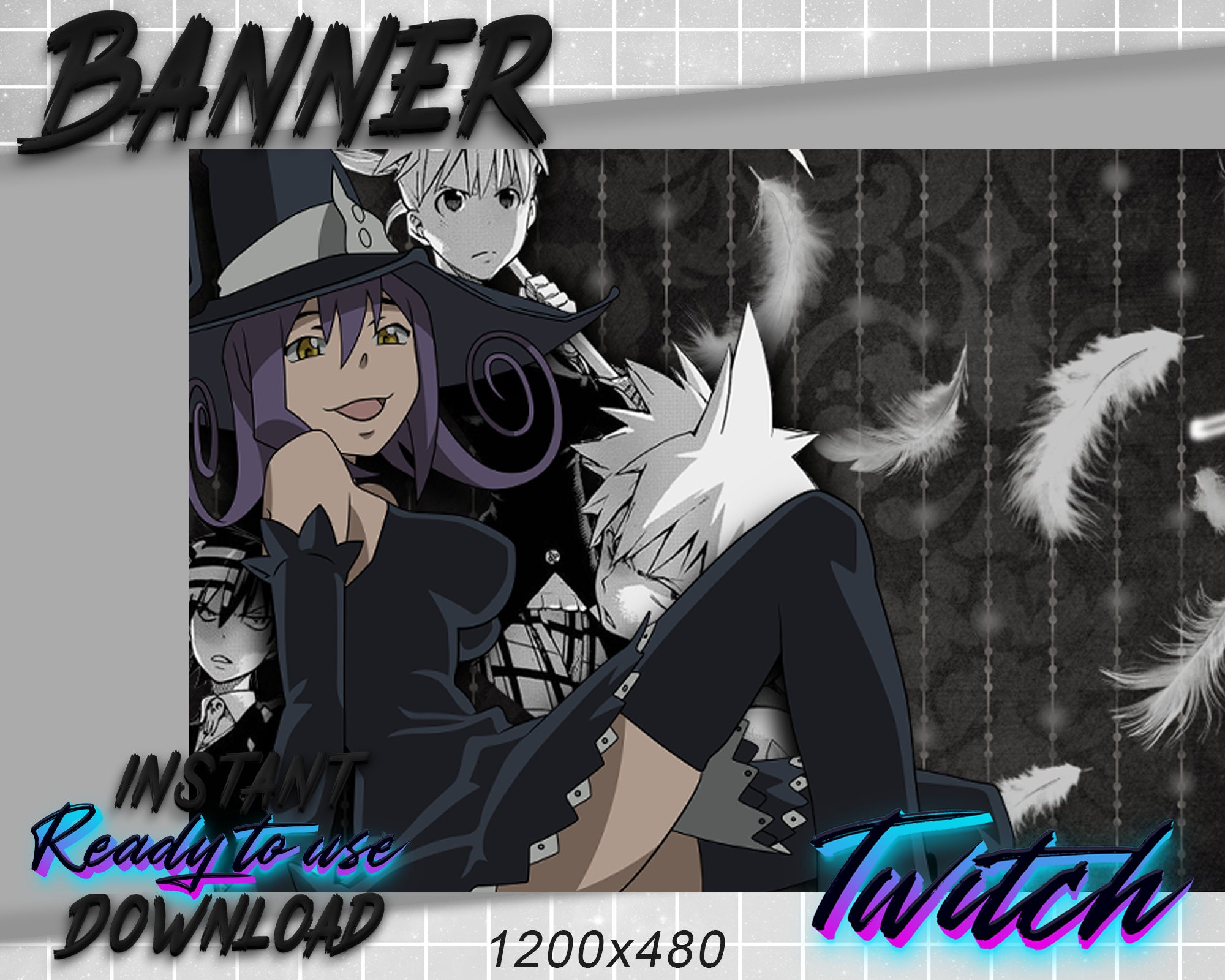 Download Soul Eater Kawaii Blair Anime Background