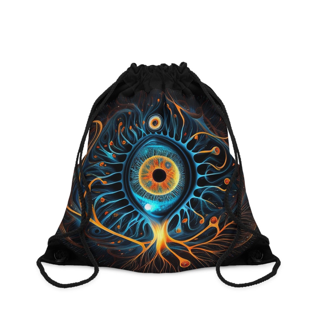 Unique Trippy Blue Amoeba Eye Tentacles of Life Festival Size - Etsy