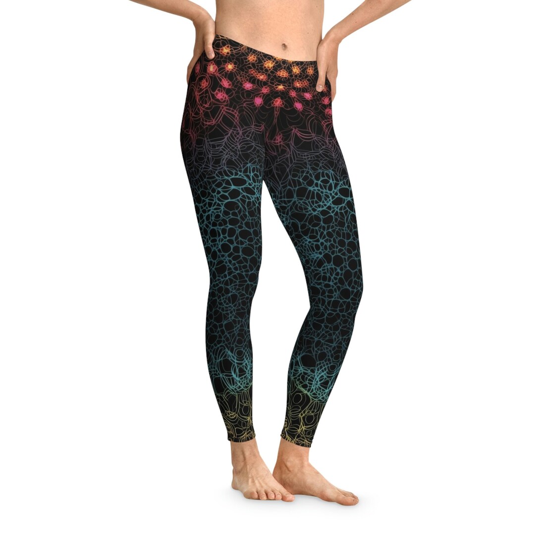 Tachyon Powers Soft Stretchy Leggings for Women Hippie Etsy