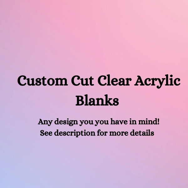 Custom Clear Cast Acrylic blank-badge reel-keychain blanks