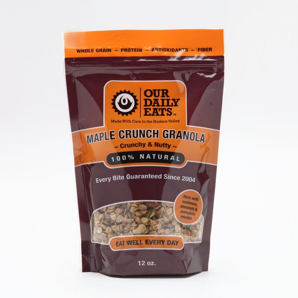 Our Daily Eats Maple Crunch Granola Six Pack