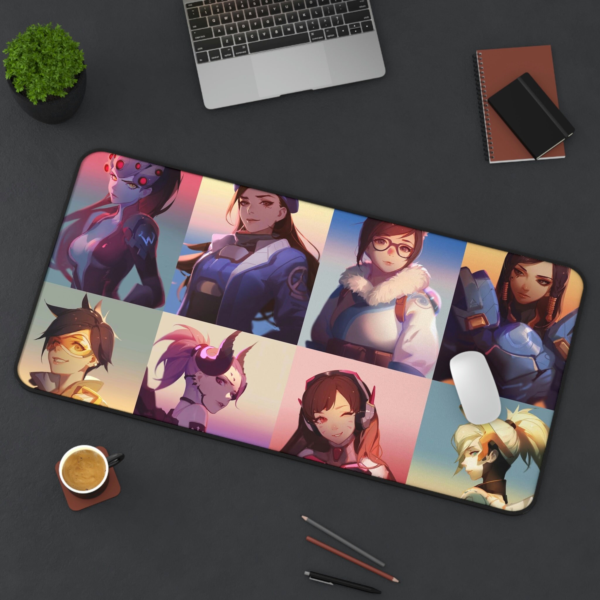 Overwatch Girls, Desk Mat, Mouse Pad Etsy