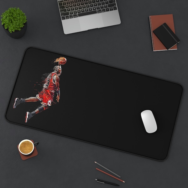Michael Jordan Desk Mat Computer Etsy