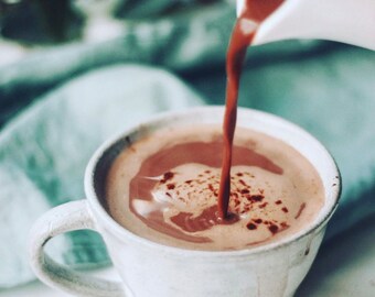 MUSHROOM MELT Bedtime Blend, 100% Organic with Cacao, Reishi and Chaga Mushrooms, Hot Chocolate Mushroom Drink, Cacao Hot Chocolate Drink
