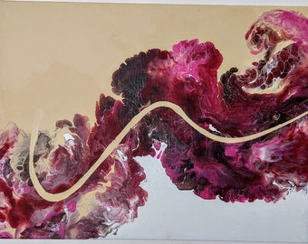 FLOW ART SERIES - K. Price - Please select Painting - Canvas Print - Med (16x20")