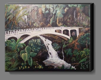 HAWAII BY NEVIS Series - Please select Painting - Canvas Print - small (8x10")
