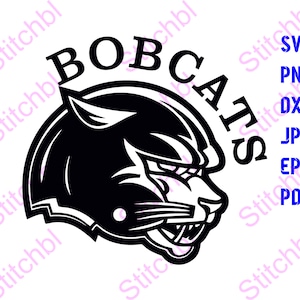 Bobcats Football Helmet SVG Bundle - SVG Files for Cricut, Sublimation PNG, T-Shirt Design