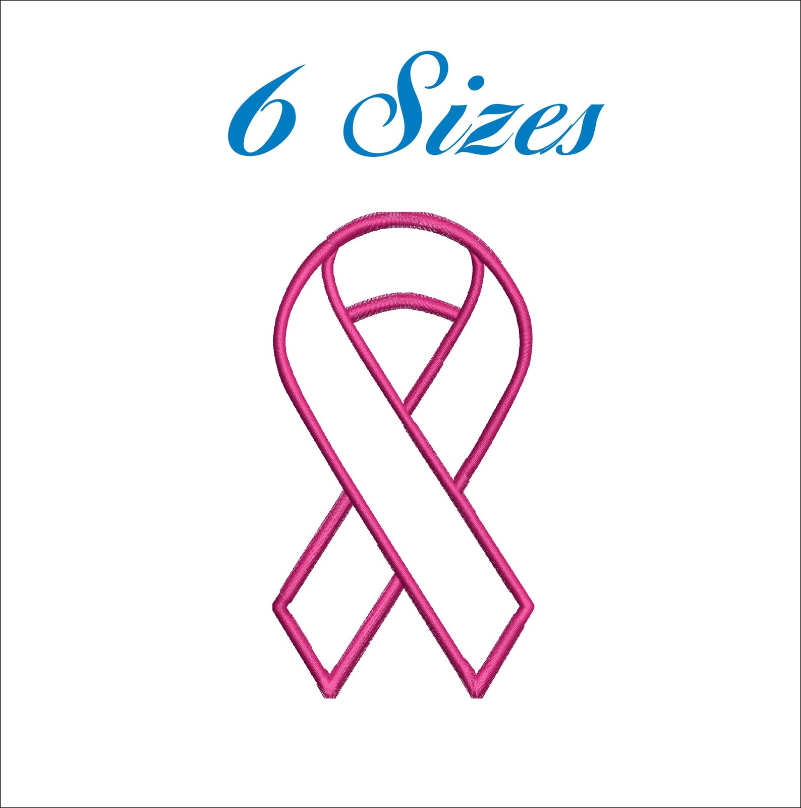 Cancer Ribbon Embroidery Design for Embroidery Machine. 5 Etsy