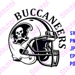 Buccaneers Football Helmet SVG Bundle - SVG Files for Cricut, Sublimation PNG, T-Shirt Design