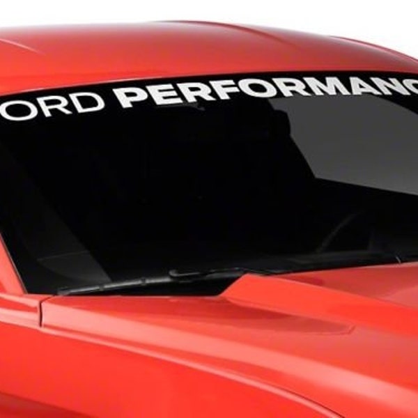 Ford Performance Windshield Sticker Ford Focus St Etsy