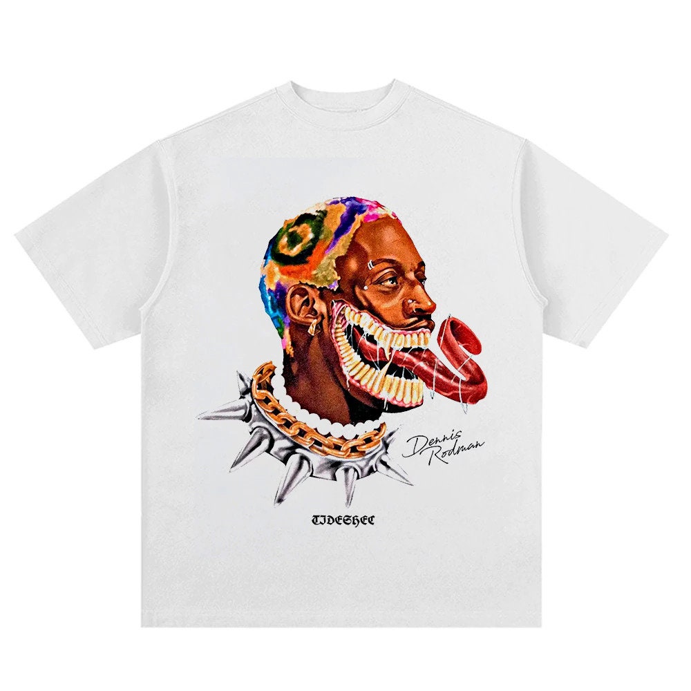 Discover Dennis Rodman Tshirt | Scottie Pippen Streetwear Tee | Chicago Bulls Basketball Shirts
