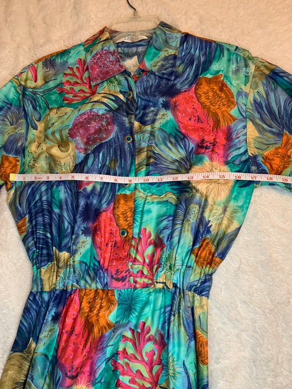 1980’s Vintage I. Magnin Beach Themed Jumpsuit - image 8