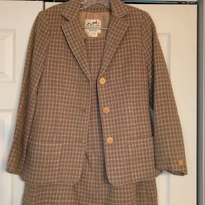 Hermes Vintage Wool Skirt & Jacket