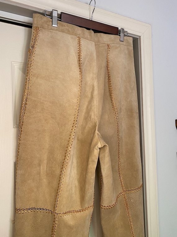 Vintage Suede Pants - image 4