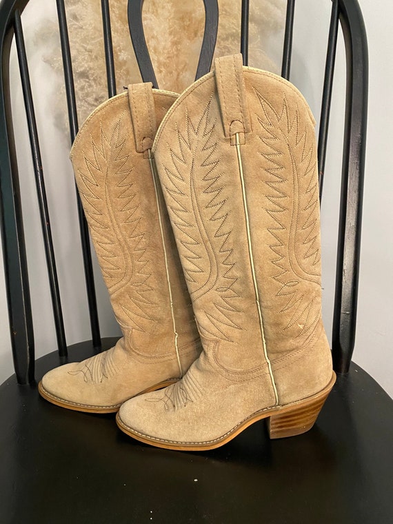 Vintage Acme Leather Cowboy Boots for Women