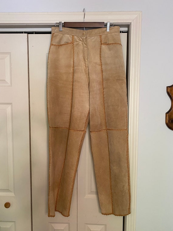 Vintage Suede Pants - image 2