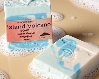 Citrus Ocean Soap Bar with Shea Butter and Hydrating Coconut Milk