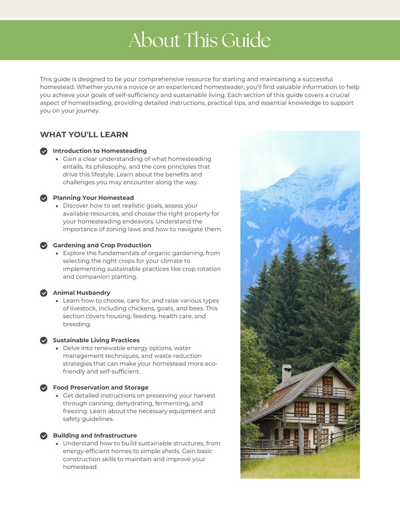 Essential Homesteading Guide I Homesteading for Beginners I Homestead ...