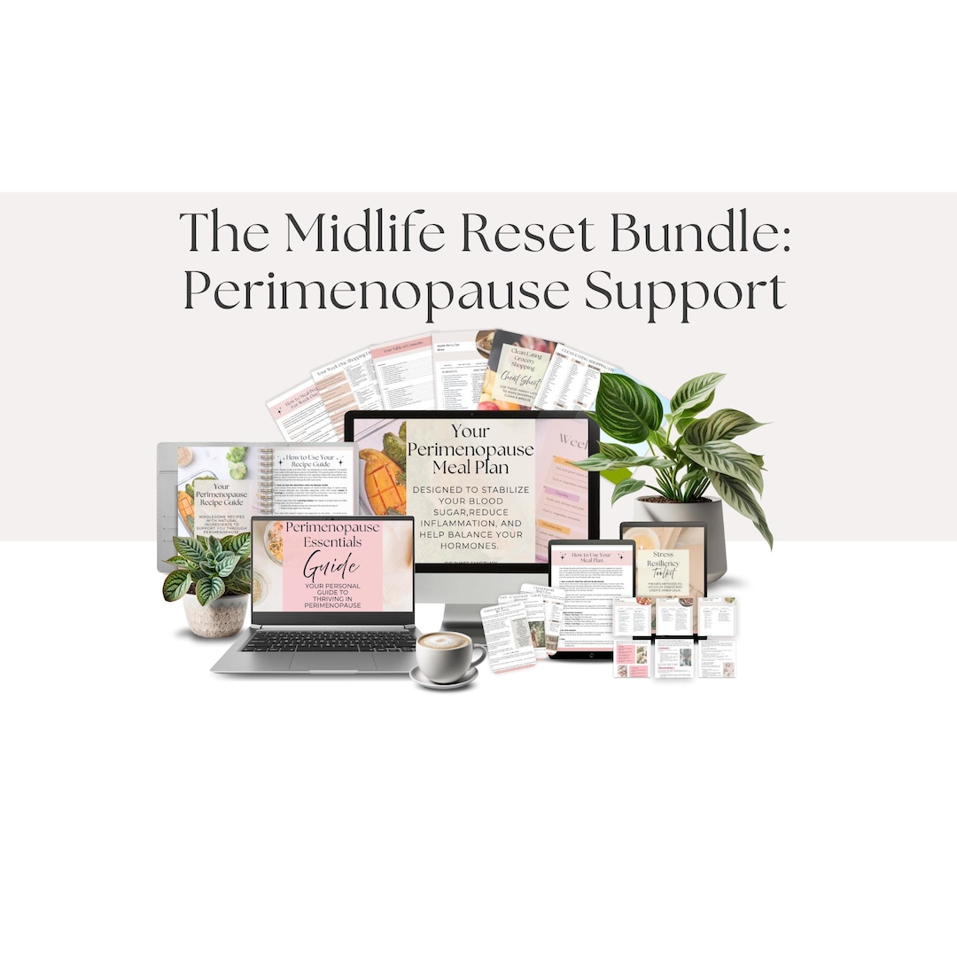 The Midlife Reset Bundle I Perimenopause Support for Women | Anti ...