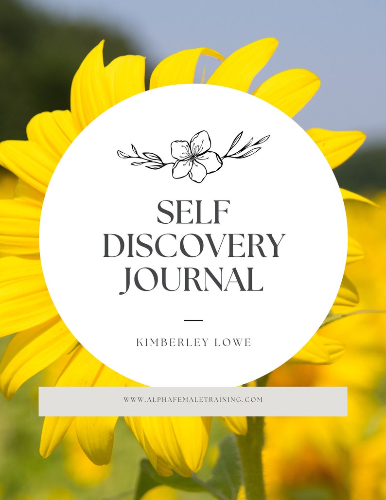Self Discovery Journal, Printable Journal, Self-reflection, Self-help Journal, Guided Prompts ...