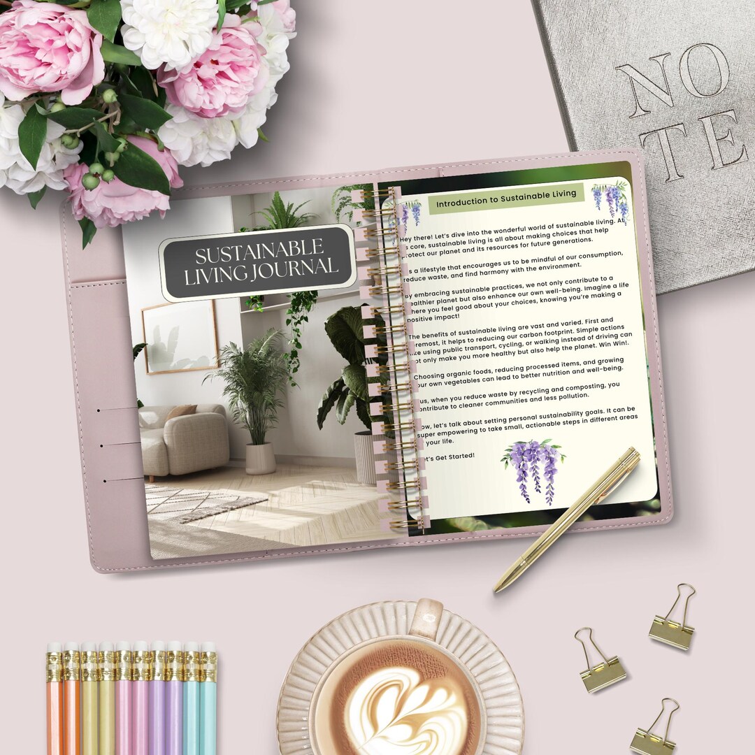 Photo inspiration: Sustainable Living Journal For Beginners Reference: Sustainable Living Journal I Sustainable Living Planner I Sustainable