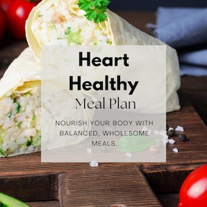 Heart Healthy Recipe Guide I Heart Healthy Meal Plan I Heart Healthy Recipe Bundle I Healthy Meal Plan I Healthy Heart Recipe Book I PDF