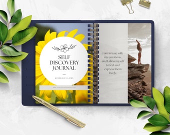 Self-Discovery Journal With Guided Prompts