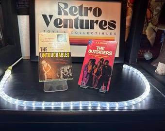 The Outsiders & The Untouchables Vintage Paperback Books S. E. Hinton Ness VG+