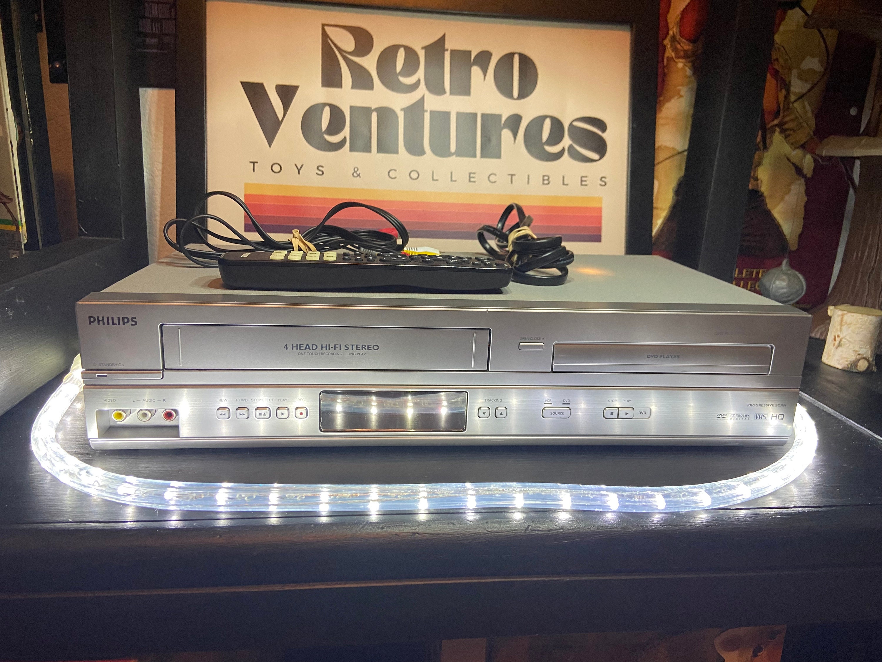 PHILIPS Dvd/vcr Combo Player DVP3345V/17 Hifi Stereo & Remote Etsy