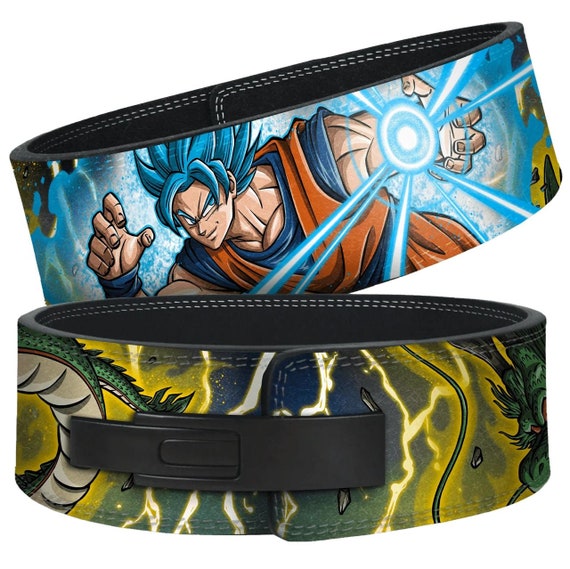 Dragon Ball Super Power Weightlifting Anime belt Nubuck Leather And Putter Steel Buckle For Body Support | Power Lifting, Deadlifting, Gift