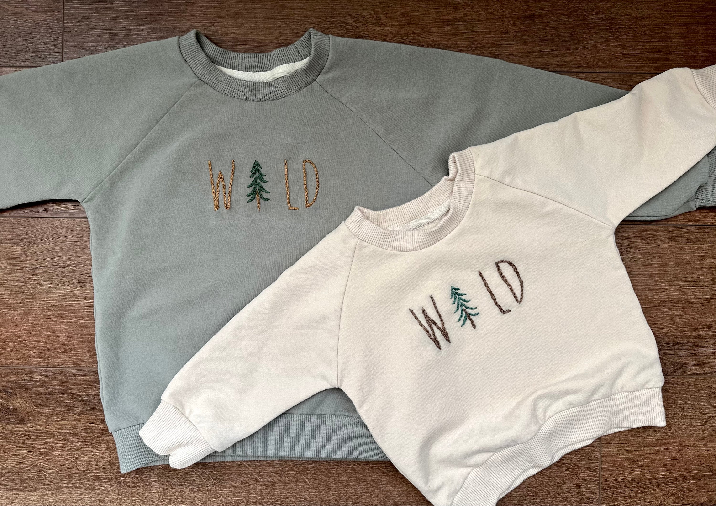 0401~Embroidered Sweatshirt main image 0