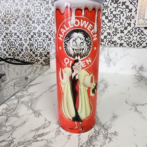 Cruella Halloween Tumbler