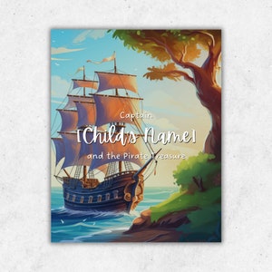 Livre personnalisé pour enfants, cadeau d'anniversaire, livre pour enfants, cadeau pour bébé, livre de pirate personnalisé pour enfants, histoire du coucher, idées cadeaux de baptême, livre d'histoires