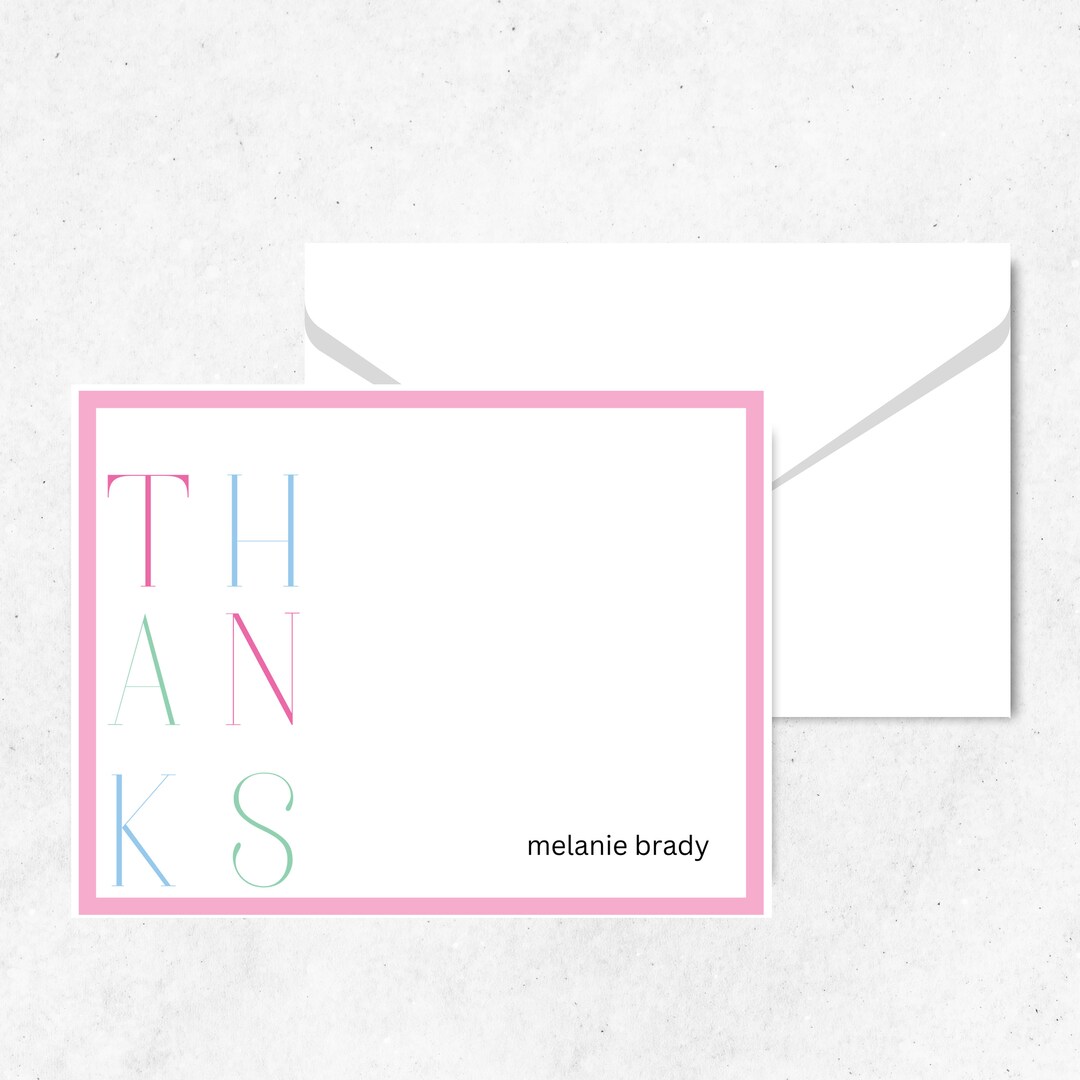 Stationary Notecards Set | Personalized Notecard | Personalized ...