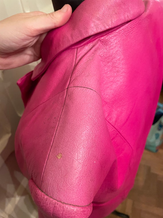 Barbie Pink Leather Jacket - image 2