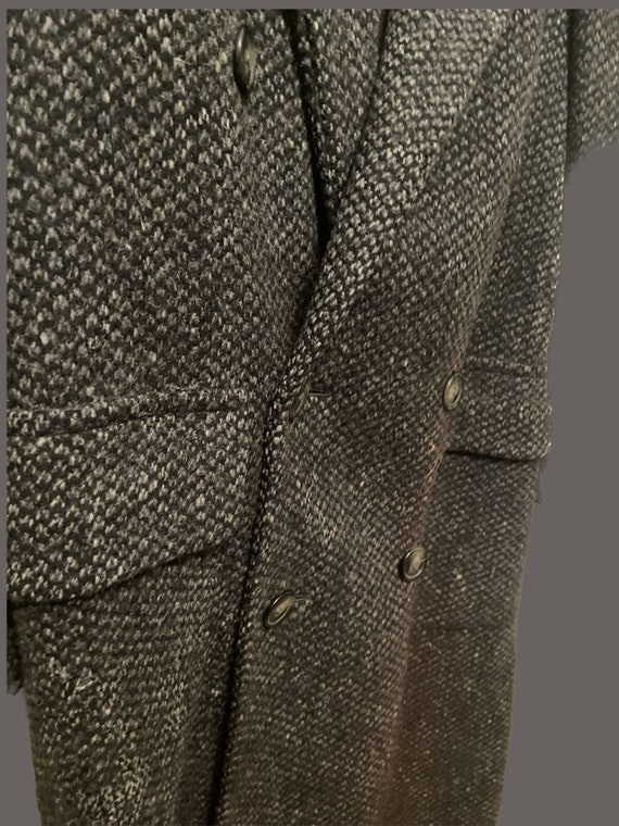 Gray Men's Wool Coat - image 4