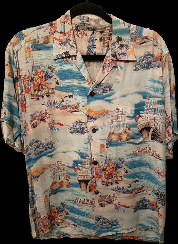 1950's Hawaiian Button-Up Shirt