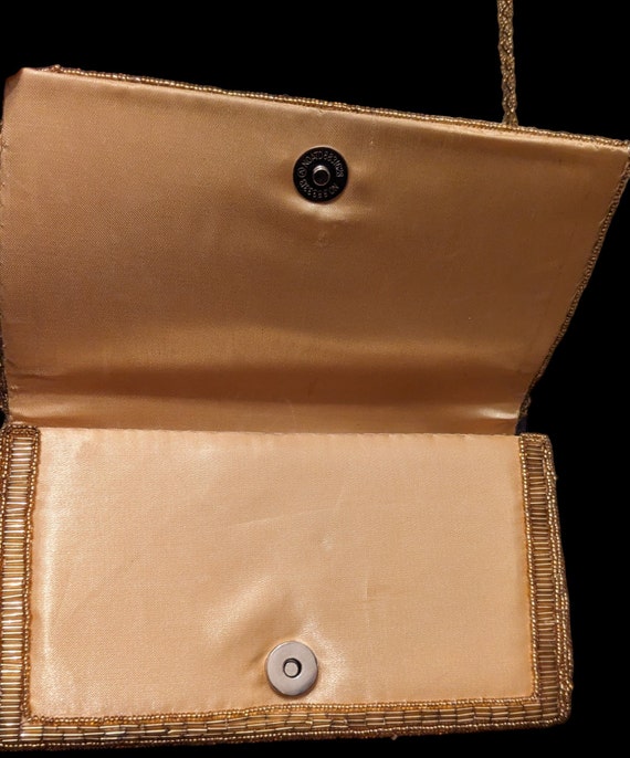 1950's evening  beaded little purse - image 7