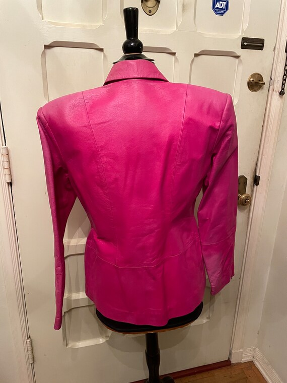 Barbie Pink Leather Jacket - image 4